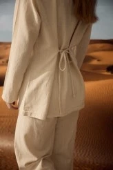 Natural Shirt with Adjustable Waist - 7