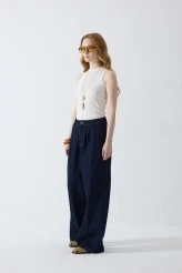 Palazzo Kesim Denim Pantolon - 3