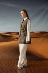 Vizon Gabardin Cepli Kemerli Yelek - 3