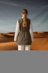 Vizon Gabardin Cepli Kemerli Yelek - 7