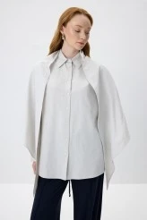 Stone Shirt with Removable Scarf - 2