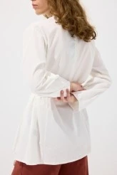 Ecru Pleated Basic Tunic - 8