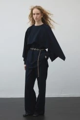Navy Blue Cape Tunic - 1