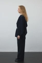 Navy Blue Cape Tunic - 4