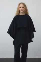 Navy Blue Cape Tunic - 6