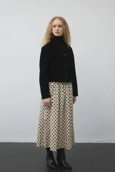 Poplin Polka Dot Skirt - 2