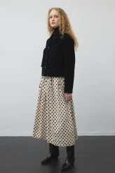 Poplin Polka Dot Skirt - 4
