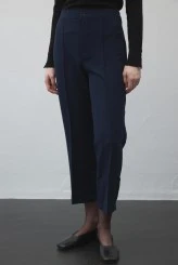 Navy Blue High Rise Flare Pant - 4