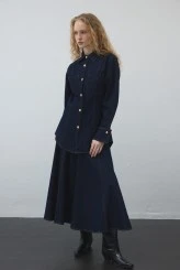 Denim Jacket with Stitch Detailing - 2