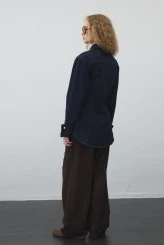 Denim Jacket with Stitch Detailing - 7