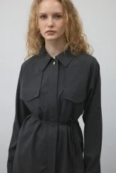 Charcoal Oversized Shirt - 2