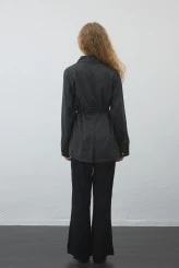 Charcoal Oversized Shirt - 6