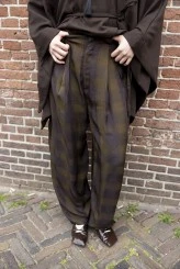 Checked Balloon Trousers - 3