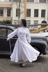 Limited Kruvaze Poplin Elbise - 3