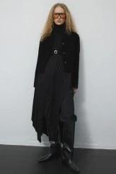 Piliseli Asimetrik Etek - 10