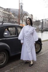 Limited Edition Poplin Wrap Dress - 6