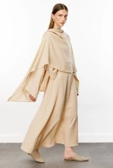 Bej Natura Kloş Etek - 2