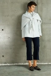 Stone Shirt with Removable Scarf - 6