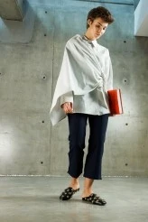 Stone Shirt with Removable Scarf - 5