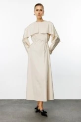 Beige Allure Maxi Dress - 4