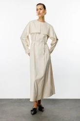 Beige Allure Maxi Dress - 1