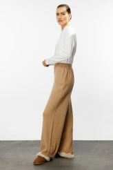 Camel Knit Pants - 4