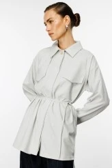 Light Grey Oversized Shirt - 1