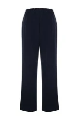 Navy Blue High Rise Flare Pant - 2