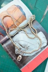 Silver Crossbody Necklace - 3