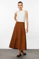 Suede-Look Skirt - 3