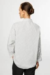 White Striped Shirt - 4