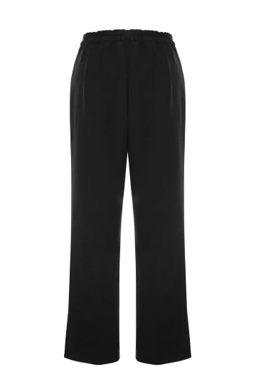 Black High Rise Flare Pant - KUAD (1)