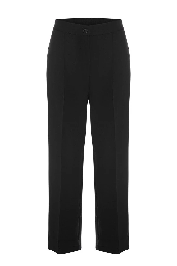 Black High Rise Flare Pant - 1