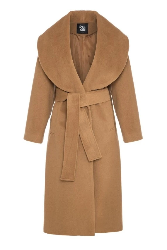 Limited Edition Tailored Coat in Camel - 7