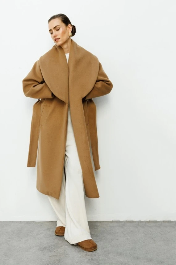 Limited Edition Tailored Coat in Camel - 3