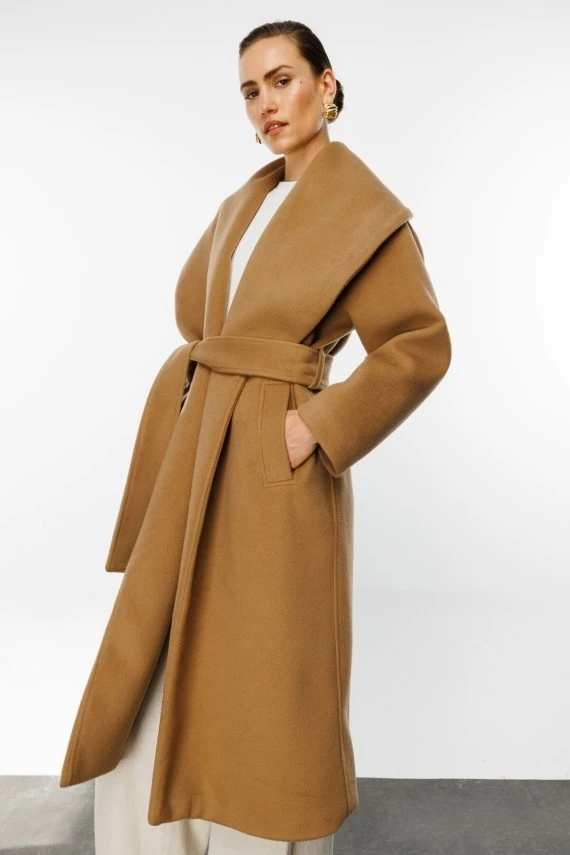 Limited Edition Tailored Coat in Camel - 2