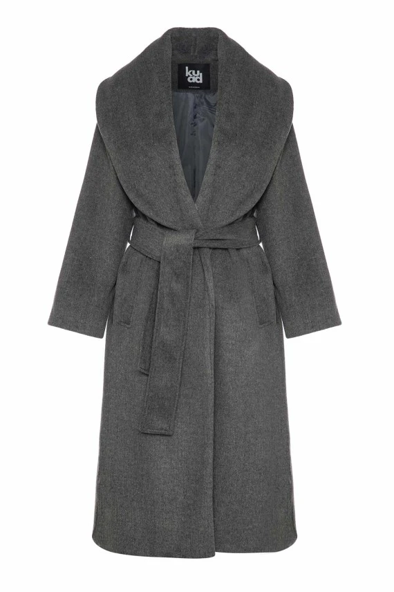 Limited Edition Tailored Coat in Dark Grey - 6