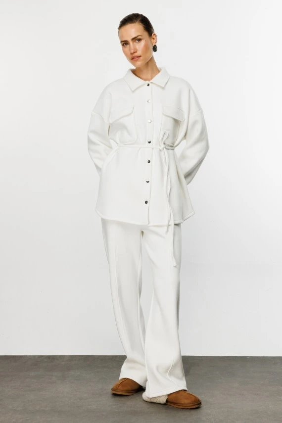 Off-White Soft Basic Twinset - 1