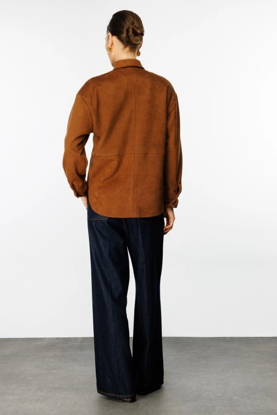 Suede-Look Shirt - 6